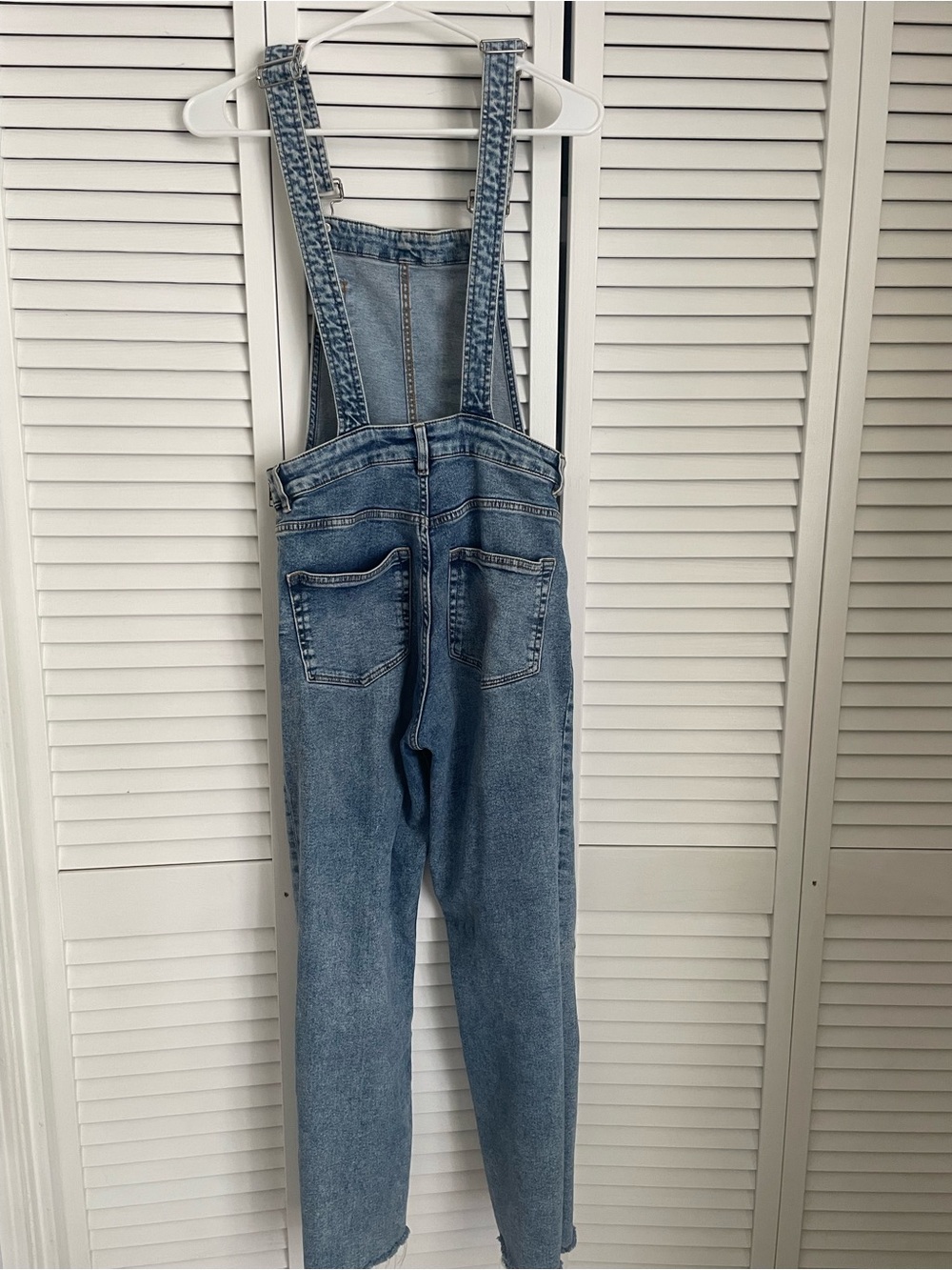 H&M Light Blue Denim Overalls Jumpsuit - Picture 4 of 6